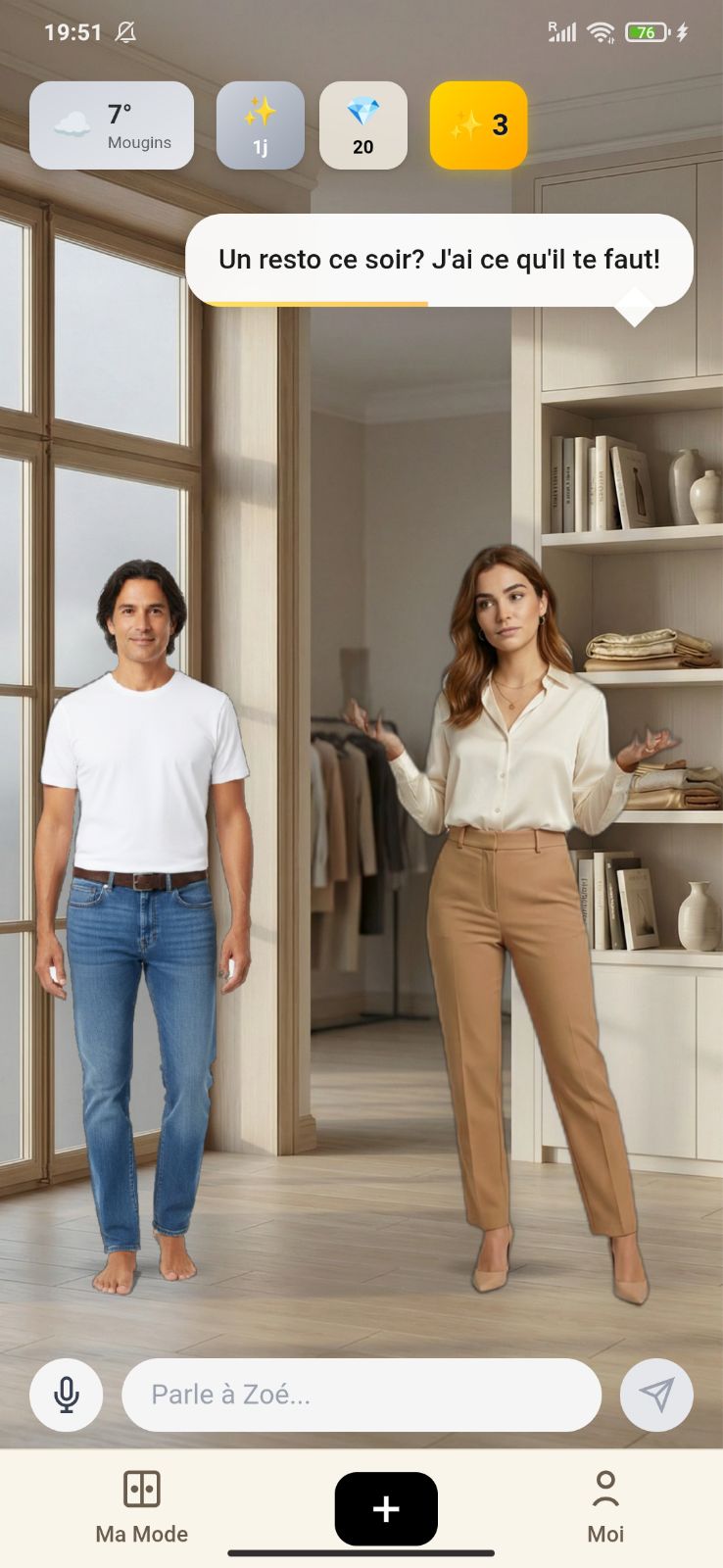 Zoé suggère un look